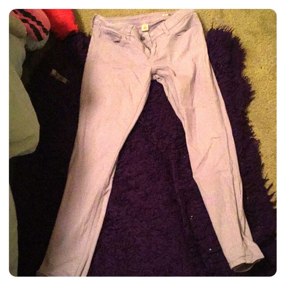 Purple Arizona skinny jeans